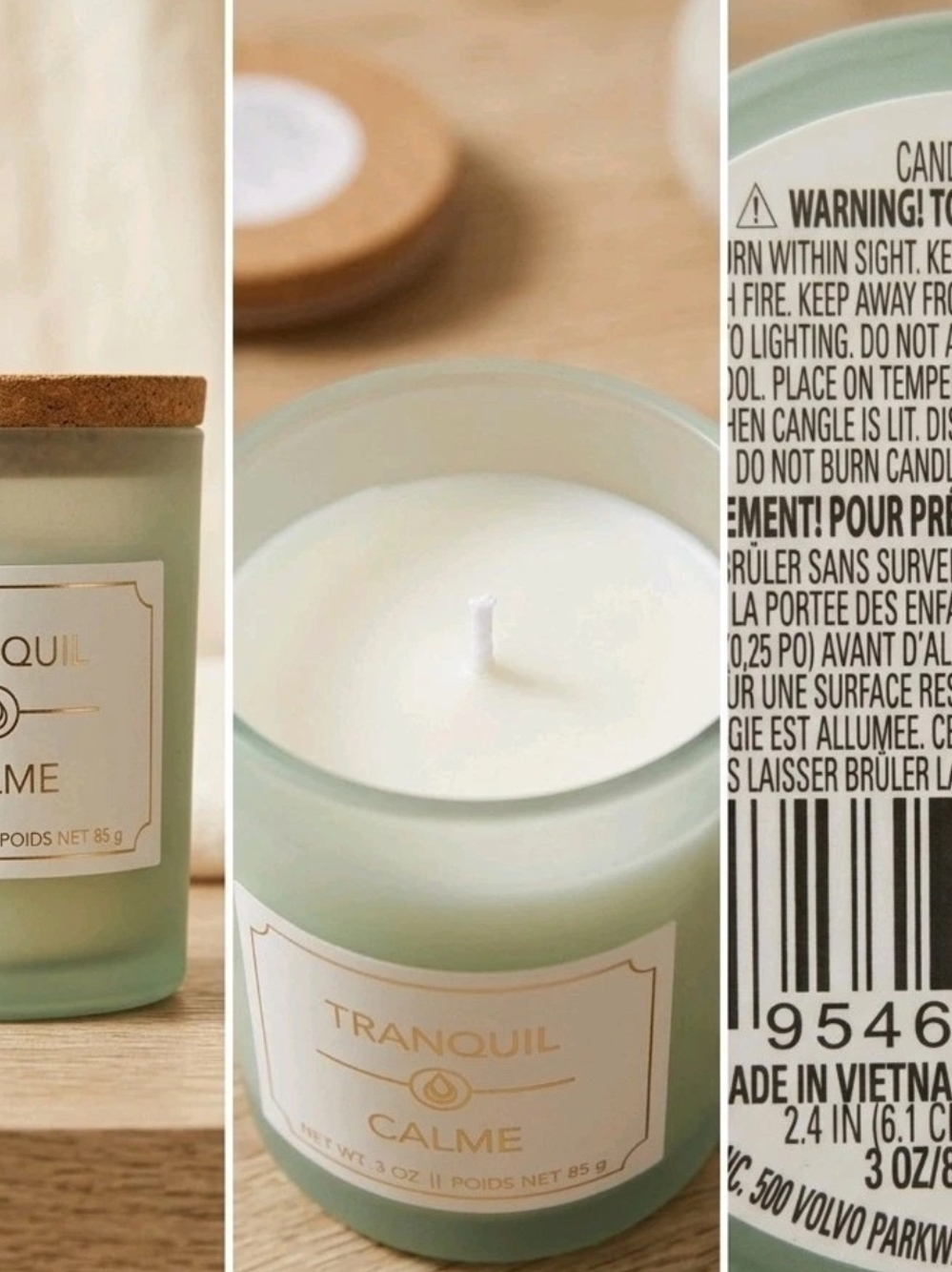 Scented Candle - Seafoam Green